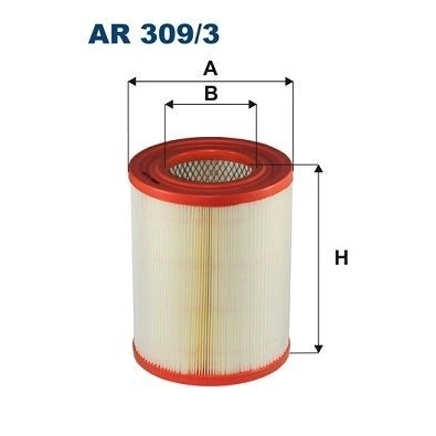 Bilde av FILTRON AR 309/3 Luftfilter 220 174 Filterinnsats