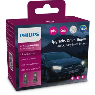 Bilde av Philips Ultinon Access LED HL h7/h19 12V, passer mange bilmodeller