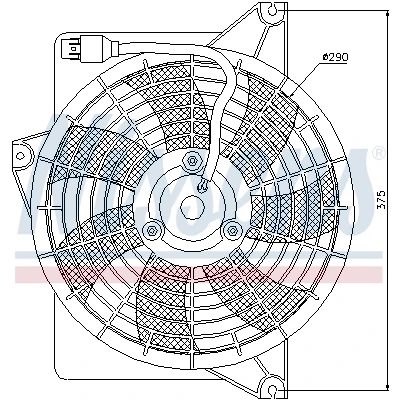 Bilde av Ventilator, klimaanlegg, hyundai matrix, 97730 17000