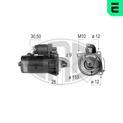 Bilde av ERA 220019A Starter 12V 2,2kW 9 30 50 110mm