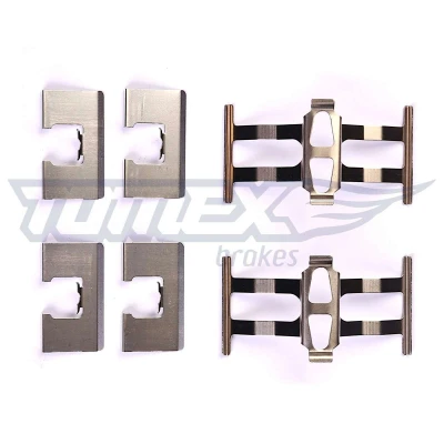 Bilde av TOMEX brakes TX 43 39 Tibehørsett, skivebremse belegg HONDA: CR V 2, Accord 7 Limousine, Insight II Hatchback, SUZUKI: SX4 I Kizashi