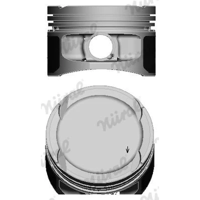 Bilde av NÜRAL 87 427700 30 Motorstempel 86 med kolberingbærer, for trapesstempelstang FORD: Transit Mk6 Flatvogn lastebil/Chassis