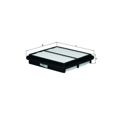 Bilde av MAHLE ORIGINAL LX 827 Luftfilter 40,0 203 212,5 Filterinnsats DAEWOO: Lanos Sedan