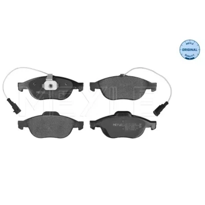 Bilde av MEYLE 025 231 4119/W Bremseklosser ORIGINAL Quality framaksel inkl. slitasjevarselkontakt med antihyle blikk ALFA ROMEO: 156 Sportwagon, 147