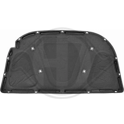 Bilde av DIEDERICHS 8810260 Motorrom isolering Motorpanser med festemateriell AUDI: A6 C6 Avant, Sedan