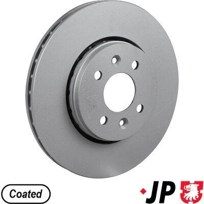 Bilde av JP GROUP 4363102300 Bremseskiver framaksel 280 24 4 utvendig ventilert belagt