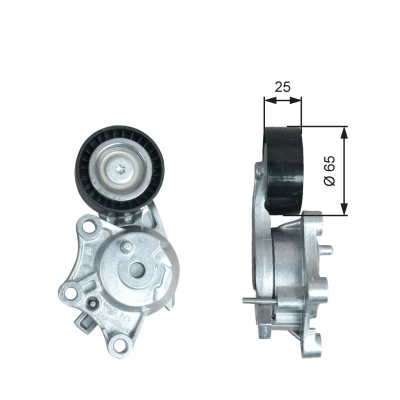 Bilde av GATES T39378 Strammerull FleetRunner Micro V Stretch Fit PEUGEOT: 2008 Stasjonsvogn