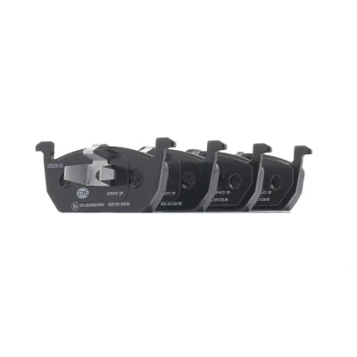 Bilde av HELLA 8DB 355 032 951 Bremseklosser ikke klargjort for slitasjeindikator VOLKSWAGEN: Polo VI, T Cross, SEAT: IBIZA 5, Leon III Hatchback