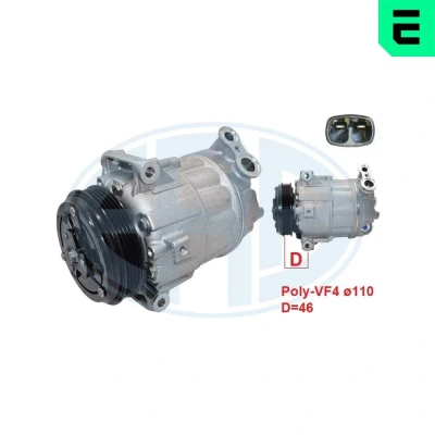 Bilde av Kompressor, klimaanlegg, fiat ducato buss, flak/chassi, skåp, 5801859861, 5802212928, 71796982