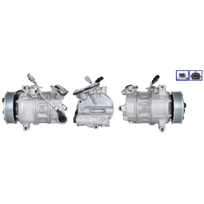 Bilde av LUCAS ACP01165 Kompressor PAG 46 YF R 134a, 1234yf