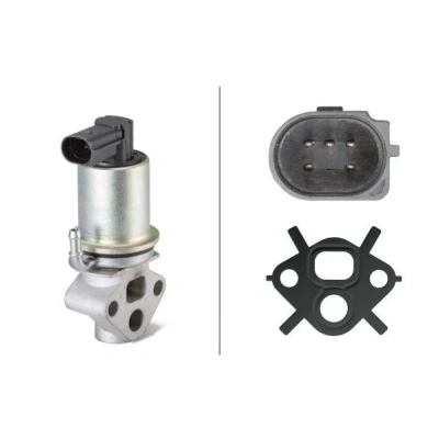 Bilde av HELLA 6NU 010 171 371 EGR Ventil elektronisk med tetning VOLKSWAGEN: Caddy 3, Touran I, Golf 5, SKODA: Octavia 2 Combi, 1 Combi