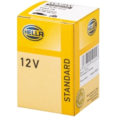 Bilde av HELLA 8GP 003 594 541 glødepære 12 5 WY5W Halogen foran og bak LEXUS: RX II, AUDI: A6 C6 Sedan, A3 Sportback, Allroad, CITROËN: C4 Picasso 1