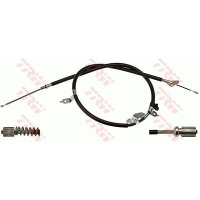 Bilde av TRW GCH620 Bremsekabel 1555, 1295 Trommelbrems TOYOTA: Yaris II Hatchback