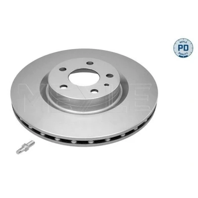 Bilde av MEYLE 215 521 0052/PD Bremseskiver framaksel 284 22 5 98 ventilert Sink lamell belagt med skruer FIAT: 500L