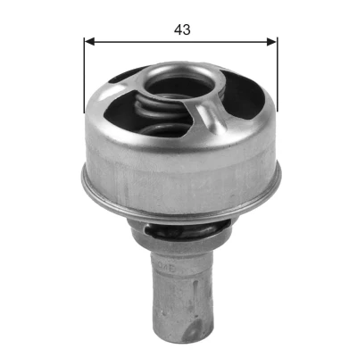 Bilde av GATES TH36075 Termostat 75 uten kapsling