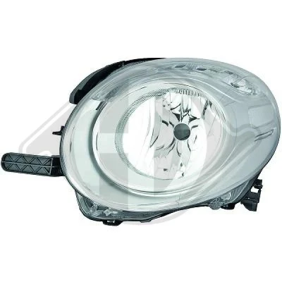 Bilde av DIEDERICHS 3405680 Frontlykter høyre H7 med motor for høydejustering hovedlys