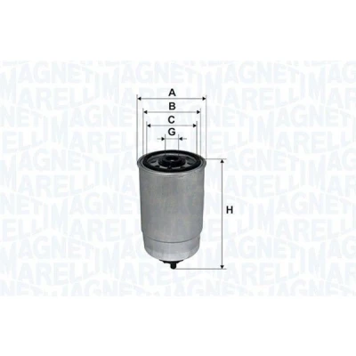 Bilde av MAGNETI MARELLI 152071758006 Drivstoffilter med filteroppvarming Diesel AUDI: A6 C5 Avant, A4 B5 Sedan