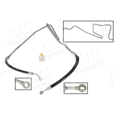 Bilde av AIC 58526 Hydraulikkslange, styring fra hydraulikkpumpe til styresnekke VOLKSWAGEN: Golf 4, Bora Sedan