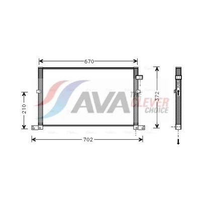 Bilde av PRASCO FD5334 Kondensator 11,9 Aluminium 650