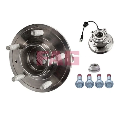 Bilde av FAG 713 6449 00 Hjullagersett Bildet viser leveranseinnholdet 150,90, 83,70 CHEVROLET: Captiva, OPEL: Antara