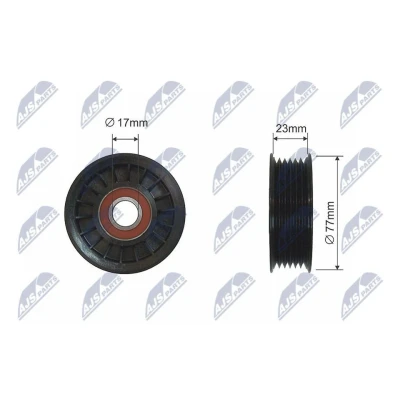 Bilde av Strammerull, kilerem med ribber, cadillac,chevrolet,gmc,hummer,isuzu, 12554027, 12580162, 12609719