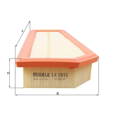 Bilde av MAHLE ORIGINAL LX 2813 Luftfilter 51,0 145 314,0 Filterinnsats MERCEDES BENZ: E Klasse T modell, C Sedan, Sedan
