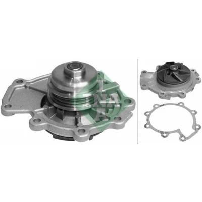 Bilde av INA 538 0257 10 Vannpumpe med reimskive for vifteremdrift JAGUAR: X Type Sedan, FORD: MONDEO 1