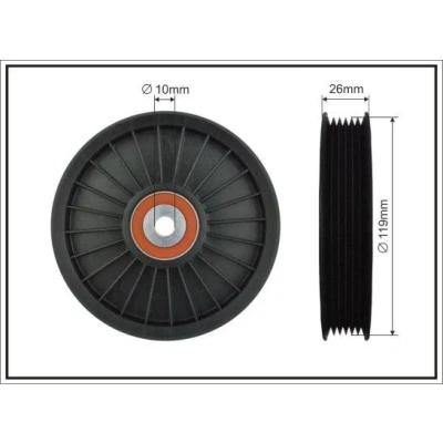 Bilde av Strammerull, kilerem med ribber, opel,vauxhall, 44 30 318, 93161378