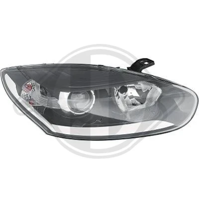Bilde av DIEDERICHS 4466982 Frontlykter høyre H7/H7 med motor for høydejustering hovedlys RENAULT: MEGANE 3 Grandtour