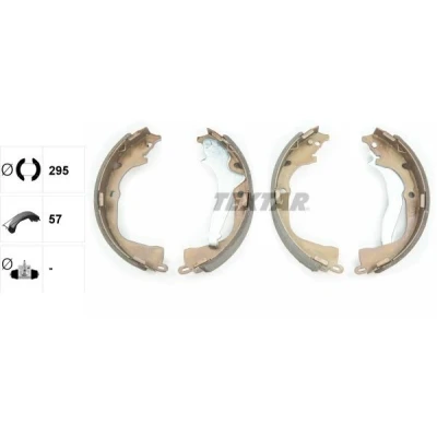 Bilde av TEXTAR 91078700 Bremsesko 295 57 med håndbremsarm VOLKSWAGEN: Amarok Pick up, Flatvogn lastebil / Chassis