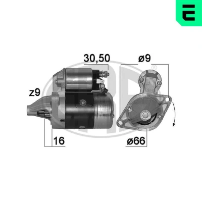 Bilde av ERA 220217A Starter 12 0,8 9