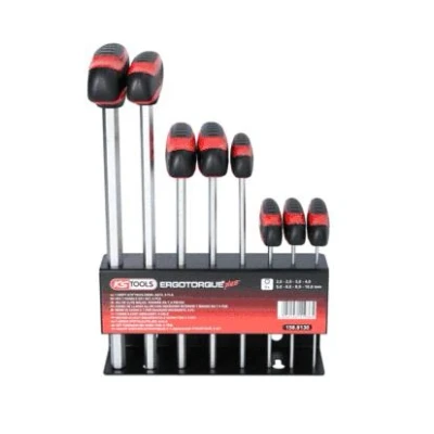 Bilde av KS TOOLS 158.8130 Skrutrekkersett 8 metallstativ
