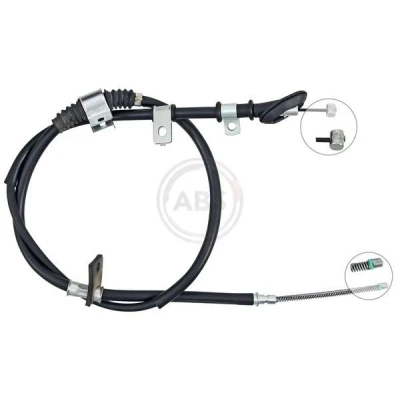 Bilde av A.B.S. K14198 Bremsekabel 1571 Trommelbrems for høyre/venstre ratt