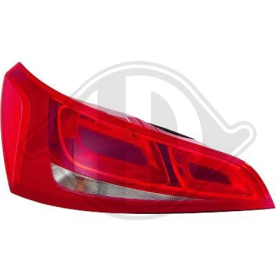 Bilde av DIEDERICHS 1075092 Baklykter Priority Parts høyre øvre del W16W, P21W med lyspære pæreholder AUDI: Q5