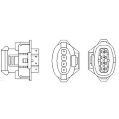 Bilde av MAGNETI MARELLI 466016355124 Lambdasonde oppvarmet 4 OPEL: Vectra C Caravan, CC