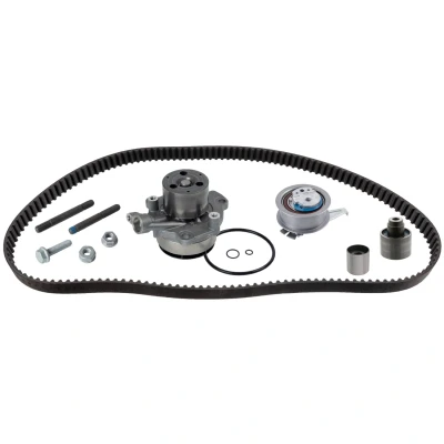 Bilde av FEBI BILSTEIN 181598 vannpumpe + Registerreimsett med tilleggsmateriale, kan styres 145 VOLKSWAGEN: Multivan 6, Tiguan I
