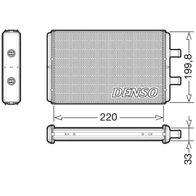 Bilde av DENSO DRR12016 Varmeveksler