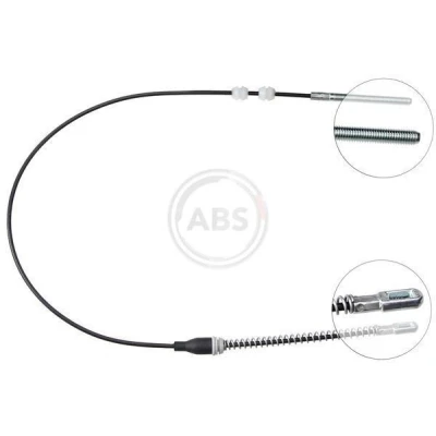 Bilde av A.B.S. K12027 Bremsekabel 750 Trommelbrems for høyre/venstre ratt OPEL: Vectra A Sedan, Ascona C CC