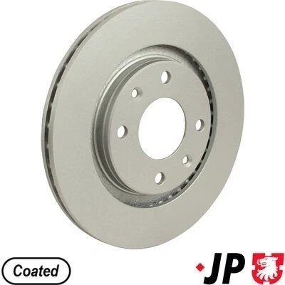 Bilde av JP GROUP 4163102400 Bremseskiver framaksel 266 20,5 4 ventilert belagt PEUGEOT: Partner I Combispace, 206 Hatchback, Van