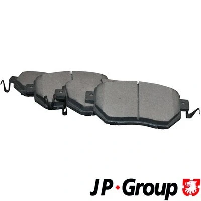 Bilde av JP GROUP 4063600810 Bremseklosser framaksel med akustisk slitasjevarsel NISSAN: Pathfinder 3, Murano II, INFINITI: FX SUV