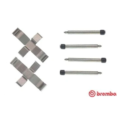 Bilde av BREMBO A 02 269 Tibehørsett, skivebremse belegg MERCEDES BENZ: E Klasse T modell, W124 Stasjonsvogn, Sedan