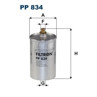 Bilde av FILTRON PP 834 Drivstoffilter Påskruingsfilter MERCEDES BENZ: W124 Sedan, G Klasse SUV, SL Cabrio, FORD: Capri III