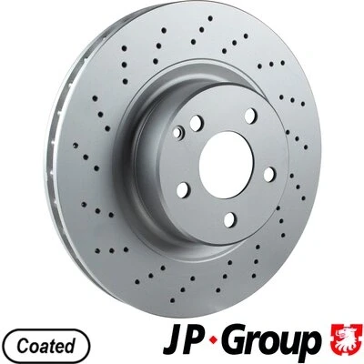 Bilde av JP GROUP 1363102900 Bremseskiver framaksel 330 32 5 ventilert belagt MERCEDES BENZ: S Klasse Sedan