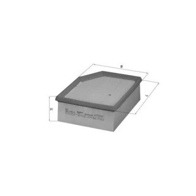 Bilde av MAHLE ORIGINAL LX 795 Luftfilter 70,3 170 187,0, 187,0 Filterinnsats PEUGEOT: Partner I Van, Combispace