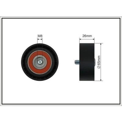 Bilde av CAFFARO 500711 Styrerulle FORD: Transit Custom V362 Van