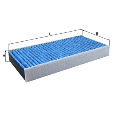 Bilde av MAHLE ORIGINAL LAO 232 Kupéfilter Karbonfilter, med antiallergisk virkning, antibakteriell effekt 314,0 152 40,0 CST4624 PEUGEOT: 407 SW