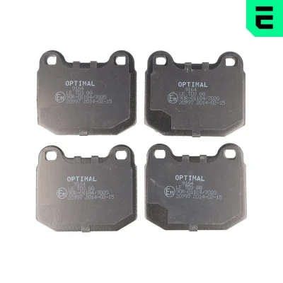 Bilde av OPTIMAL BP 09164 Bremseklosser OPEL: Kadett C Sedan, Manta B Rekord E1 Sedan