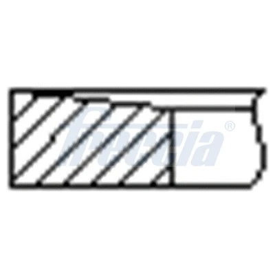 Bilde av FRECCIA FR10 108700 Stempelringsett 83 MERCEDES BENZ: Sprinter 3.5 T Flatvogn lastebil/Chassis, Vito Minibuss, E Klasse Sedan