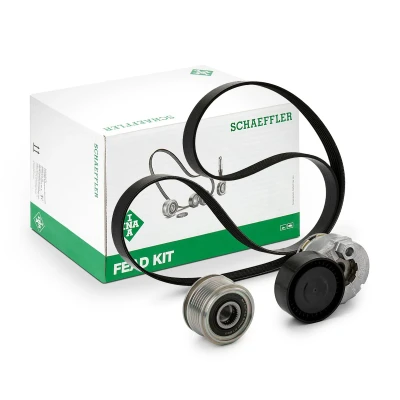 Bilde av INA 529 0009 20 Kileribberem med frihjuls reimskive RENAULT: Kangoo I, MEGANE 3 Grandtour, GRAND SCENIC 3, NISSAN: MICRA 4, Qashqai 2