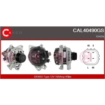 Bilde av CASCO CAL30180AS Dynamo 12V 120A OPEL: Astra H Caravan, Vectra C Hatchback, ALFA ROMEO: 159 Sedan, Sportwagon